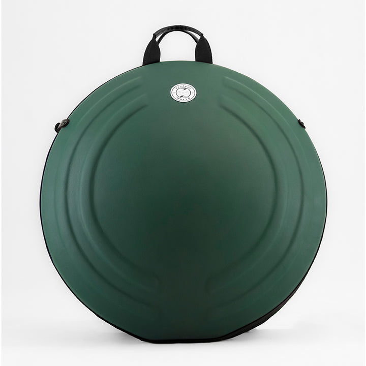 AVAYA Handpan Hardcase ist ein bequemer Rucksack für besten Schutz deiner Handpan. Die Handpan Tasche hat einen schönen grünen Kunstlederüberzug