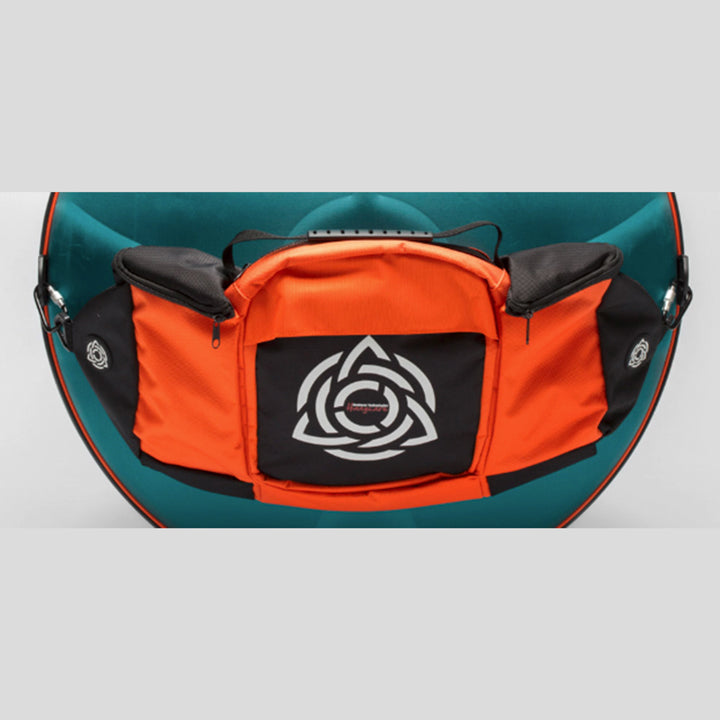 Evatek Pocket Bag orange angebracht auf Evatek Hardcase