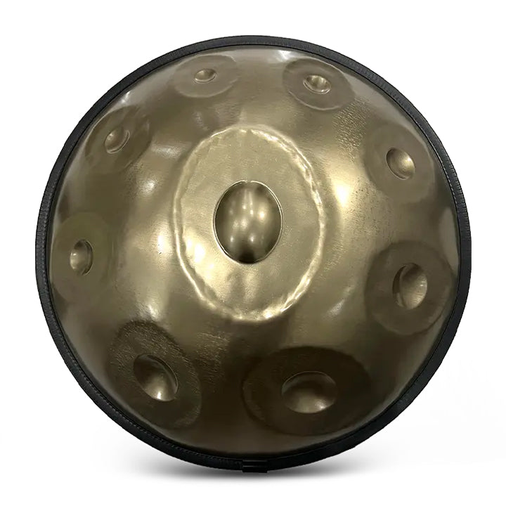 Horayzon Professional Handpan aus Edelstahl – Perfektes Instrument für erfahrene Spieler und kreative Einsteiger. Beeindruckende Klangvielfalt, präzise gefertigt und ästhetisch ansprechend, ideal für die Weiterentwicklung deiner musikalischen Fähigkeiten im Handpan-Spiel.